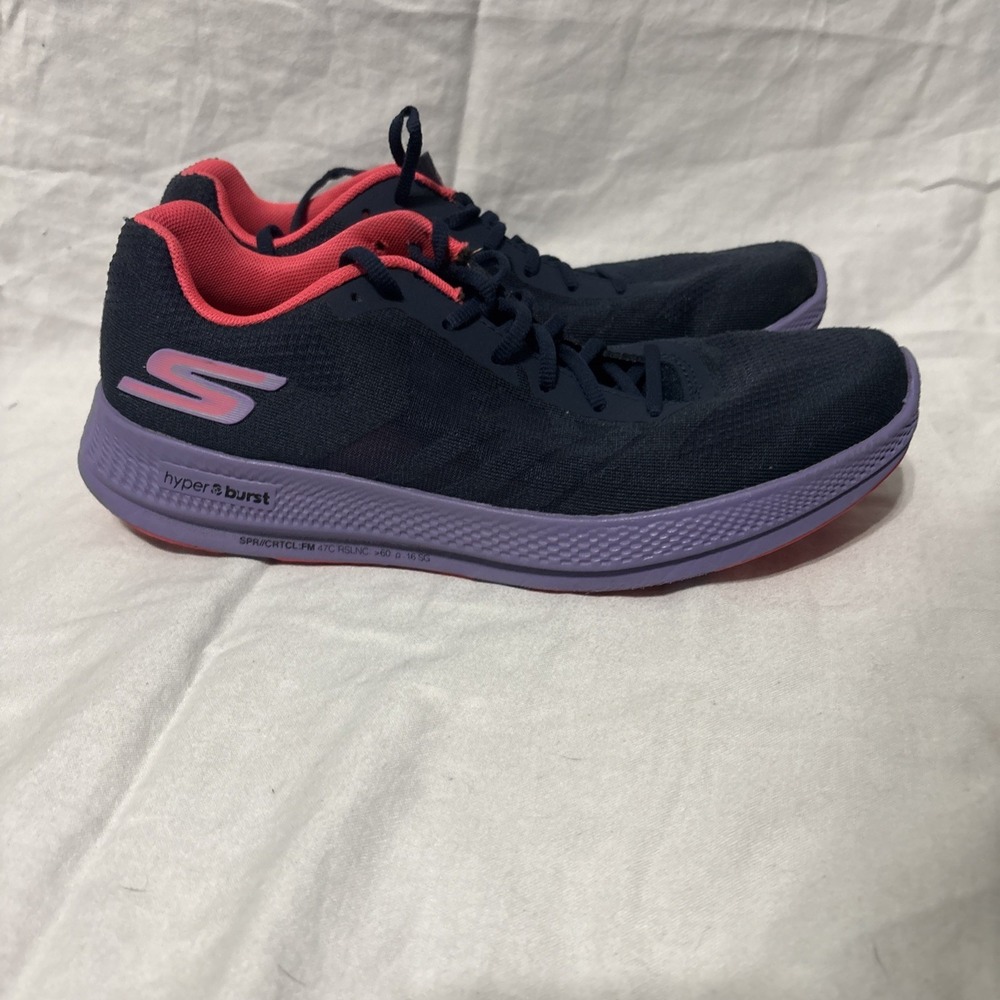 Women's Skechers GoRun Razor+ Size 9.5- Navy / Purple